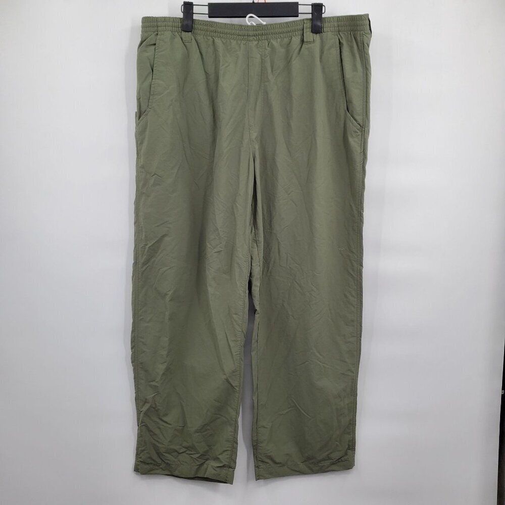 Columbia PFG Wide Leg Hiking Pants Men Size XL Outdoors Fishing Swim Zip Pocket